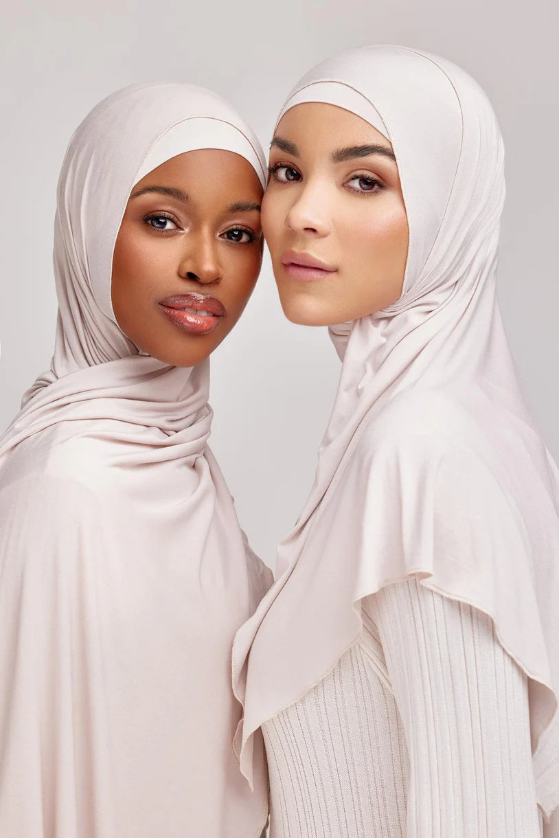 OEKO-TEX™ Bamboo Jersey Hijab Set - Terra Rose