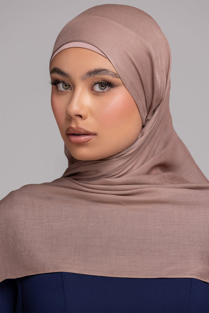 Modal Matching Hijab Set- Blooming Dahlia