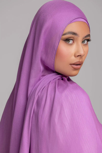 Modal Matching Hijab Set- Mulberry