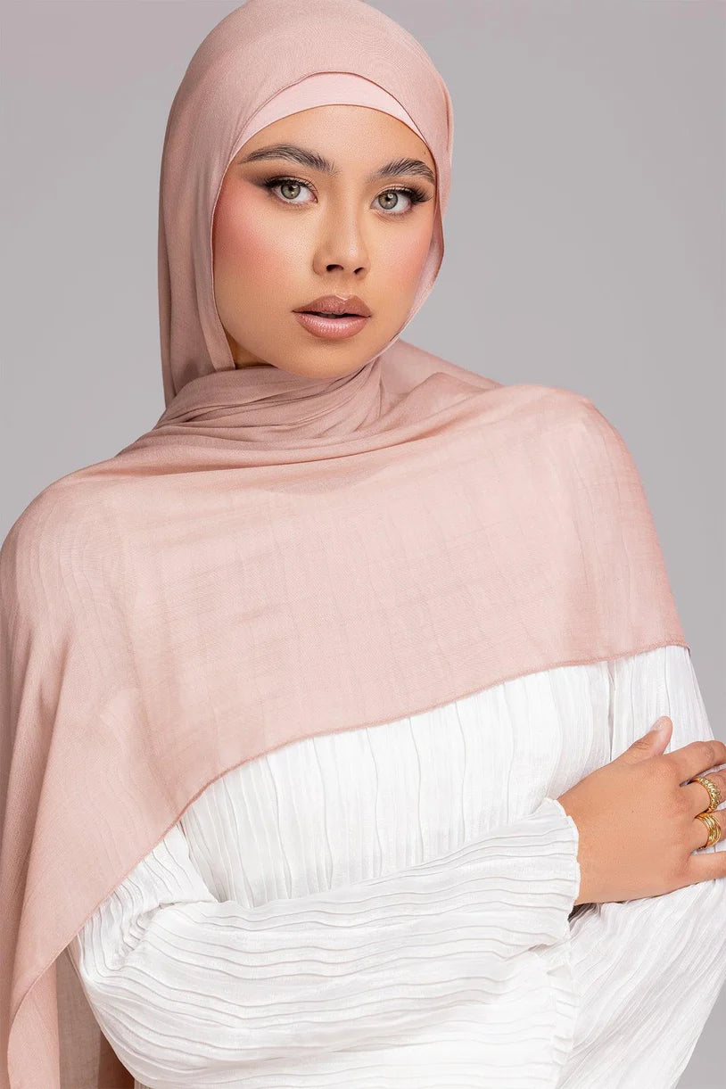 Modal Matching Hijab Set- Magenta Haze