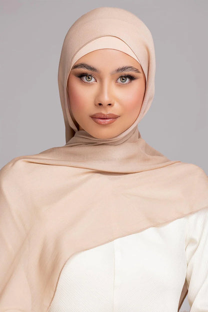 Modal Matching Hijab Set- Praline