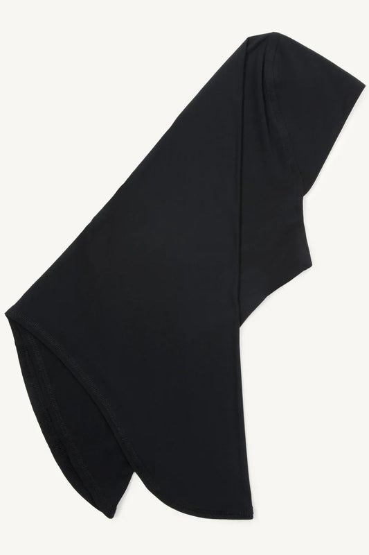 Amira Bamboo Jersey Instant Hijab - Black (Girls)