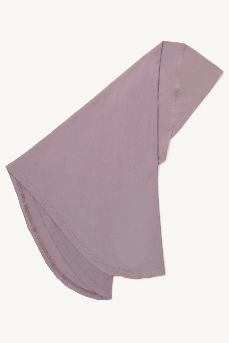 Amira Bamboo Jersey Instant Hijab - Purple Dove