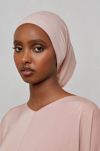 Bamboo Jersey Undercap - Sepia Rose