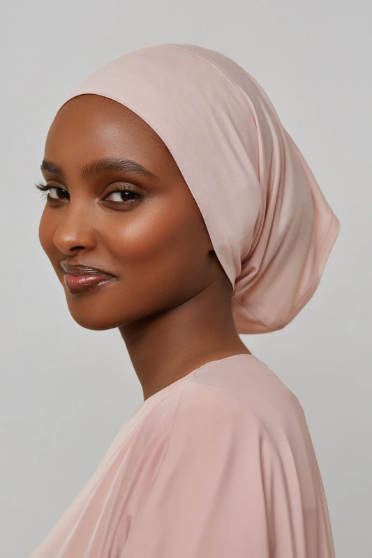 Bamboo Jersey Undercap - Sepia Rose