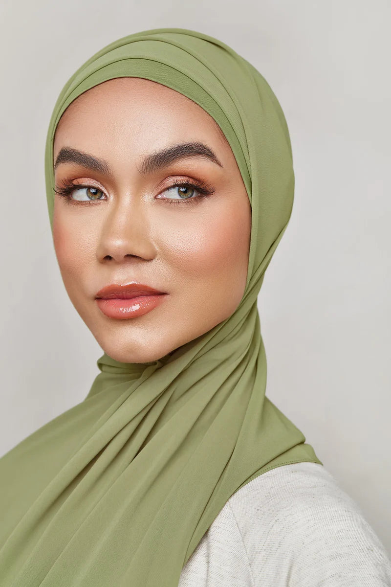 Chiffon LITE Hijab - Fern