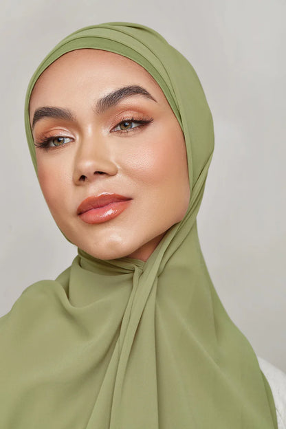 Chiffon LITE Hijab - Fern