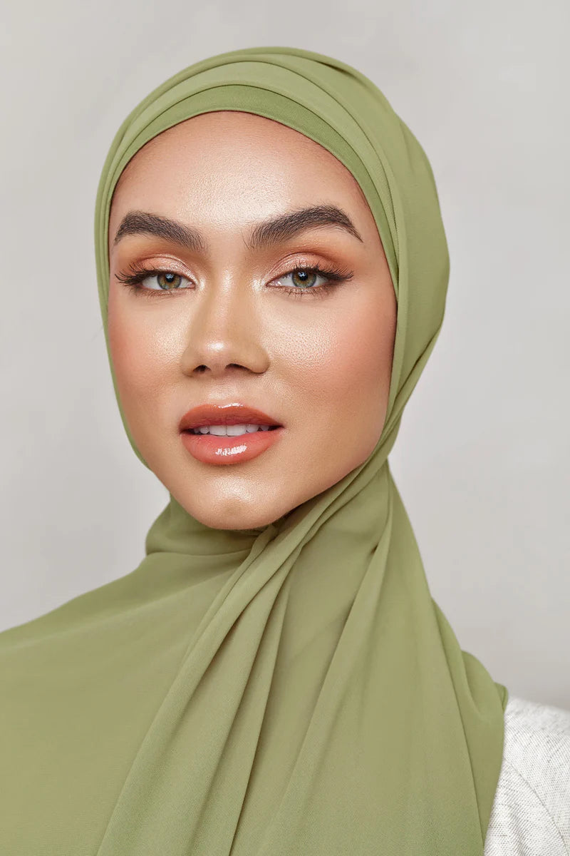 Chiffon LITE Hijab - Fern