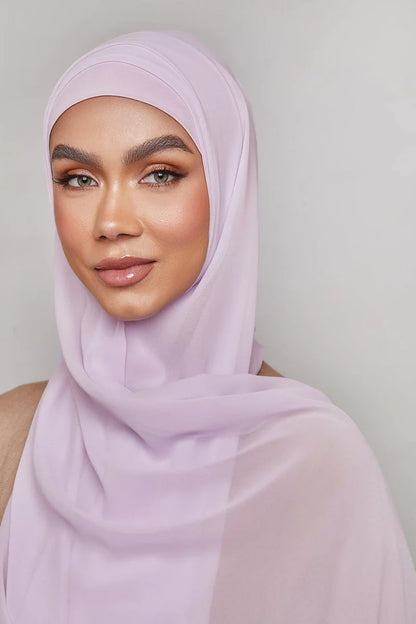 Chiffon LITE Hijab - Orchid Petal