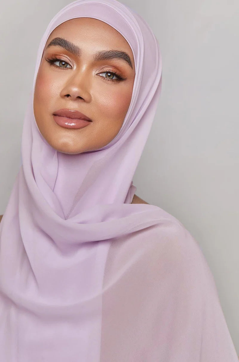 Chiffon LITE Hijab - Orchid Petal