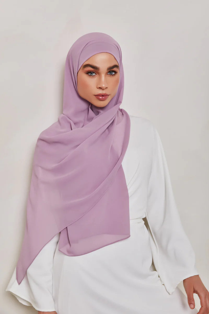 Chiffon LITE Hijab - Wisteria