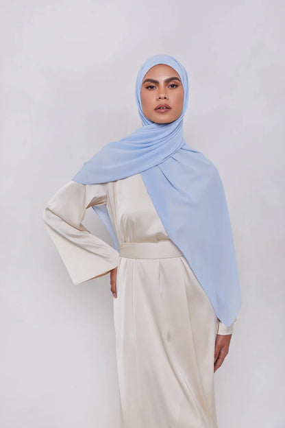 Essential Chiffon Hijab - Baby Blue