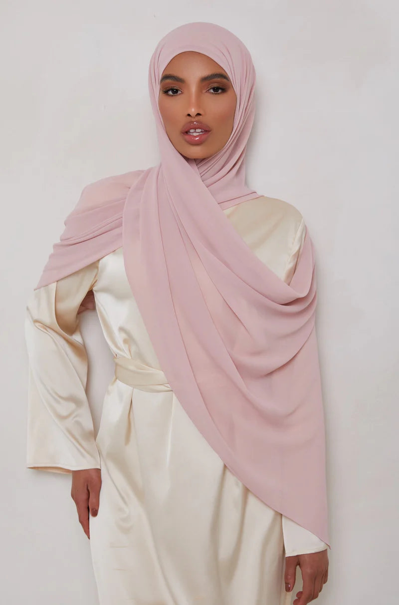 Essential Chiffon Hijab - Blush Pink