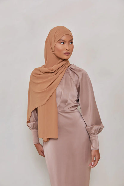 Essential Chiffon Hijab - Cappuccino