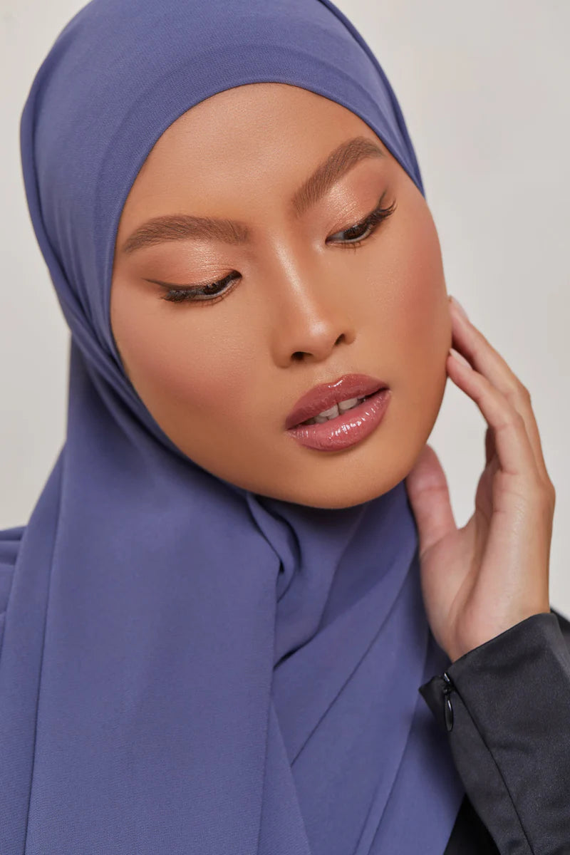 Essential Chiffon Hijab - Dark Denim