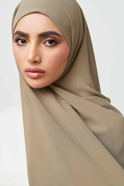 Essential Chiffon Hijab - Dried Sage