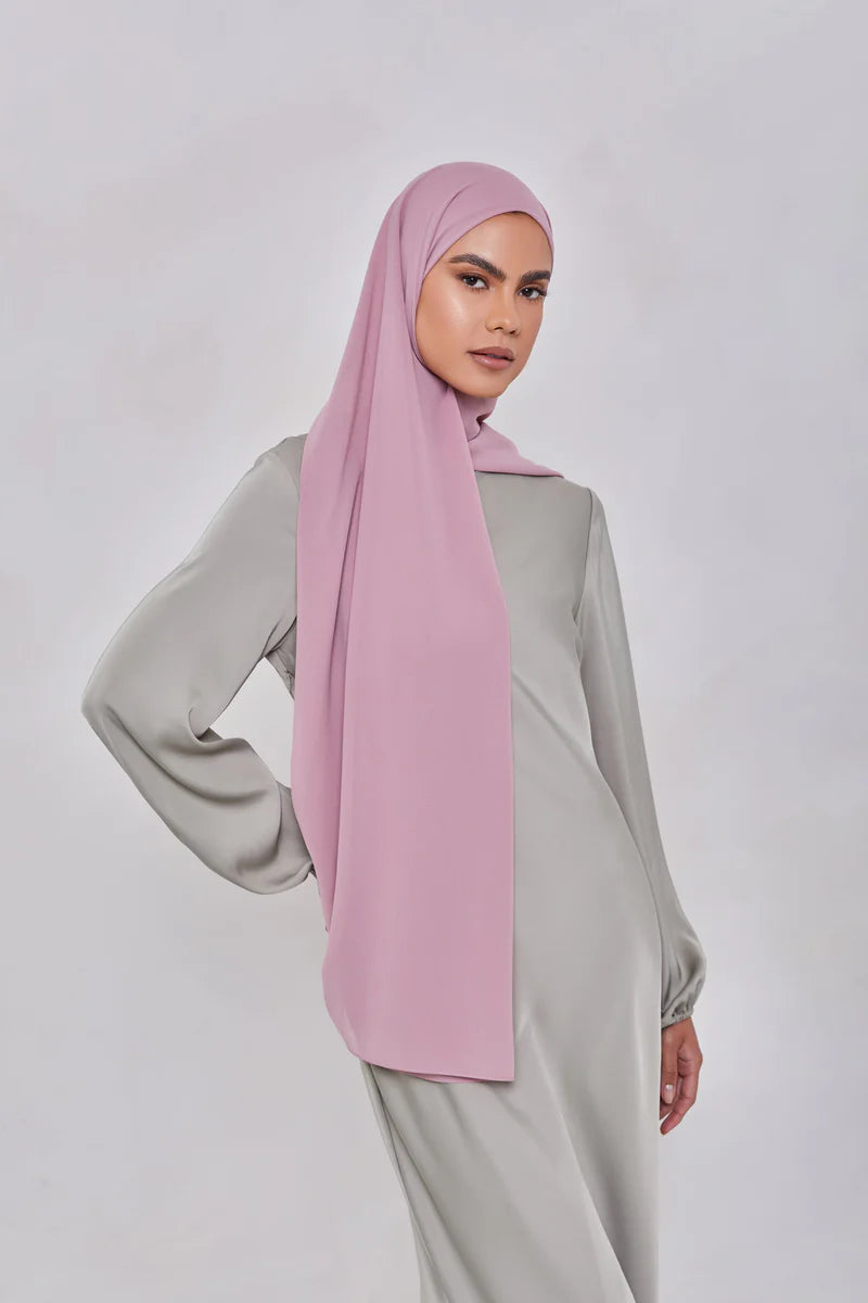 Essential Chiffon Hijab - Dark Mauve