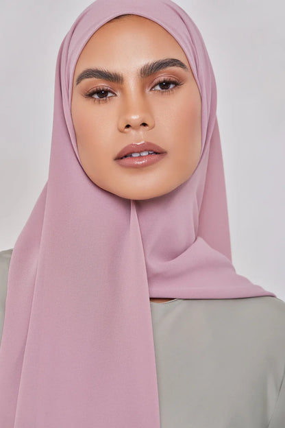 Essential Chiffon Hijab - Dark Mauve