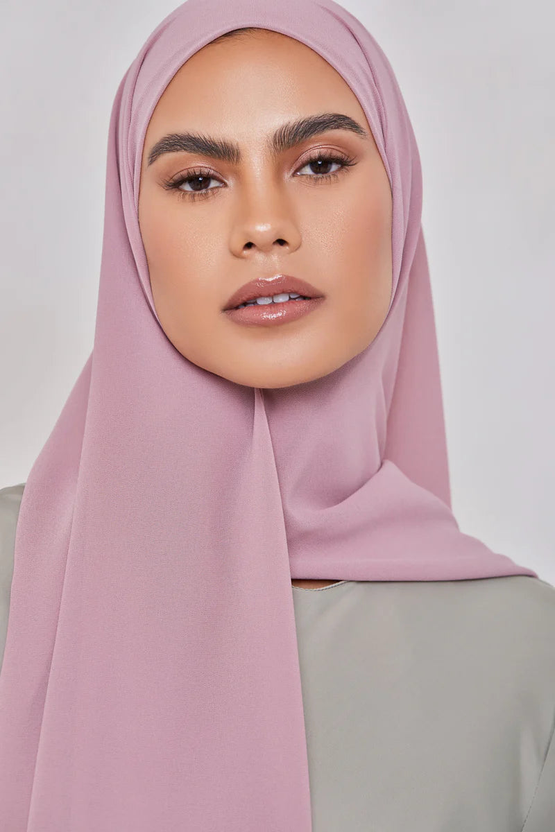 Essential Chiffon Hijab - Dusty Mauve