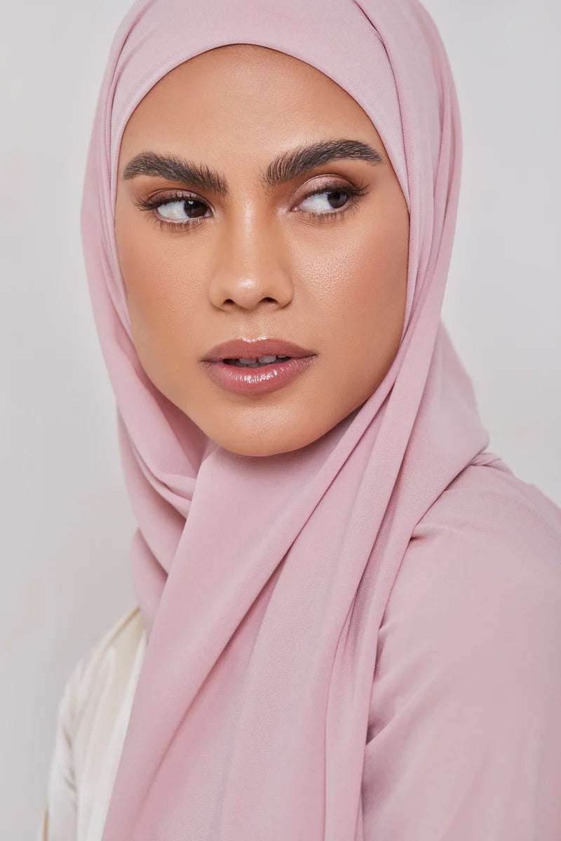 Essential Chiffon Hijab - Dusty Pink