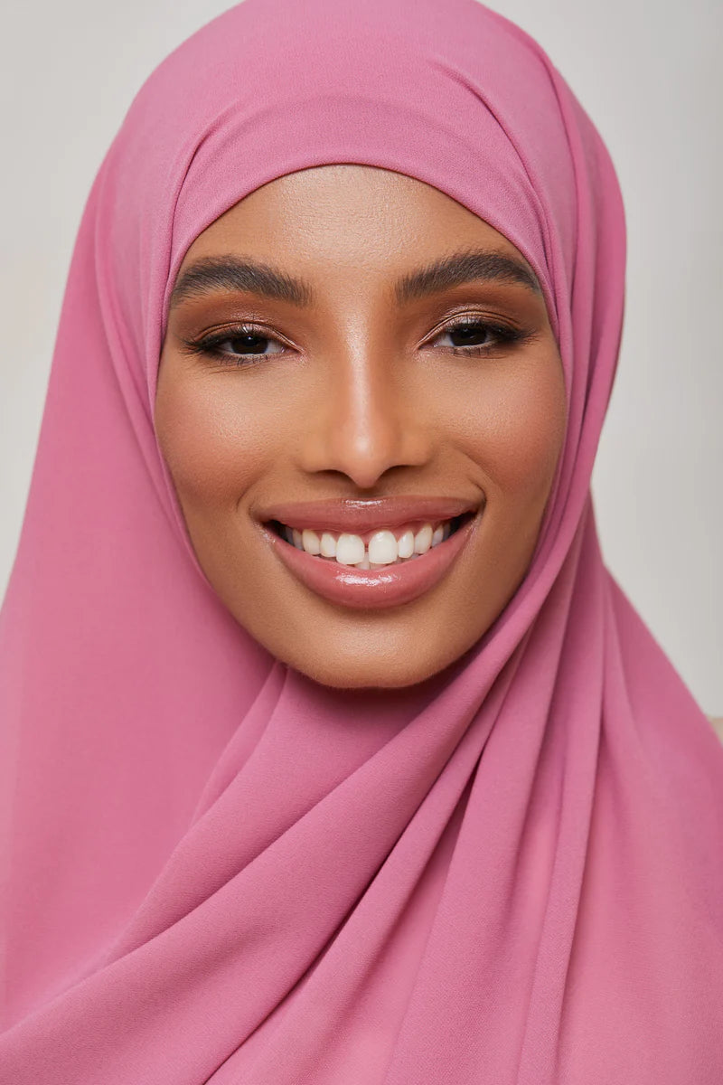 Essential Chiffon Hijab - Hibiscus