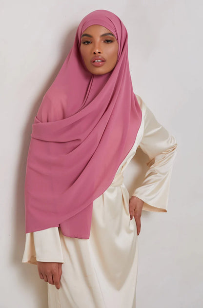 Essential Chiffon Hijab - Hibiscus