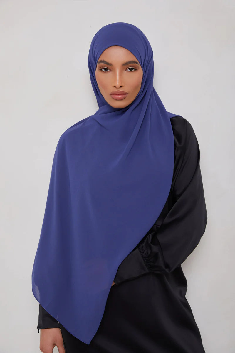 Essential Chiffon Hijab - Indigo