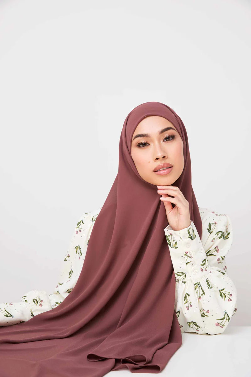 Essential Chiffon Hijab - Army Green