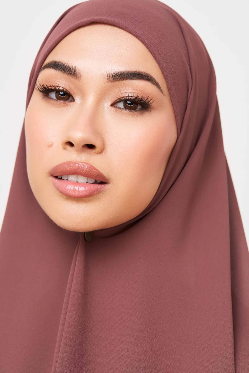 Essential Chiffon Hijab - Marron