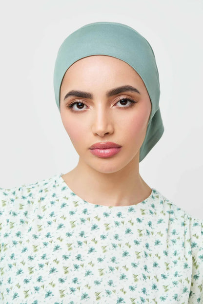 Essential Chiffon Hijab & Matching Undercap Set - Chinois Green