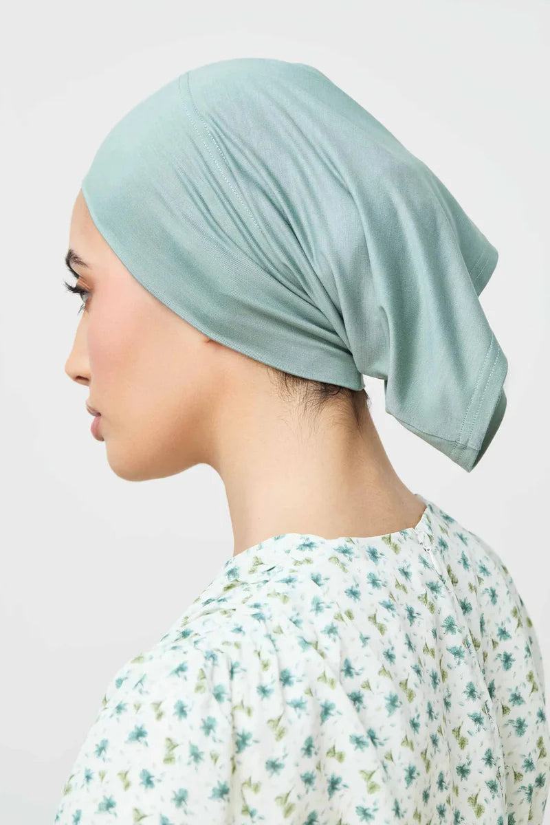 Essential Chiffon Hijab & Matching Undercap Set - Chinois Green