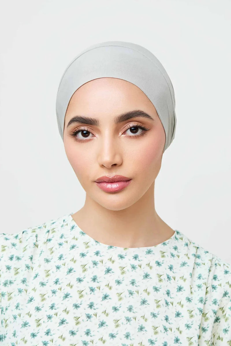 Essential Chiffon Hijab & Matching Undercap Set - Shadow