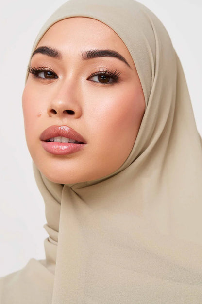 Essential Chiffon Hijab - Moonstone