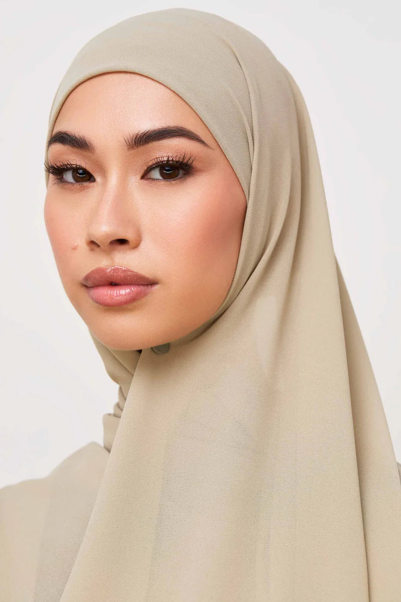 Essential Chiffon Hijab - Moonstone