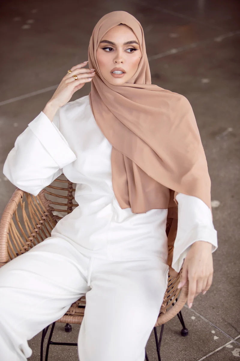 Essential Chiffon Hijab - Natural