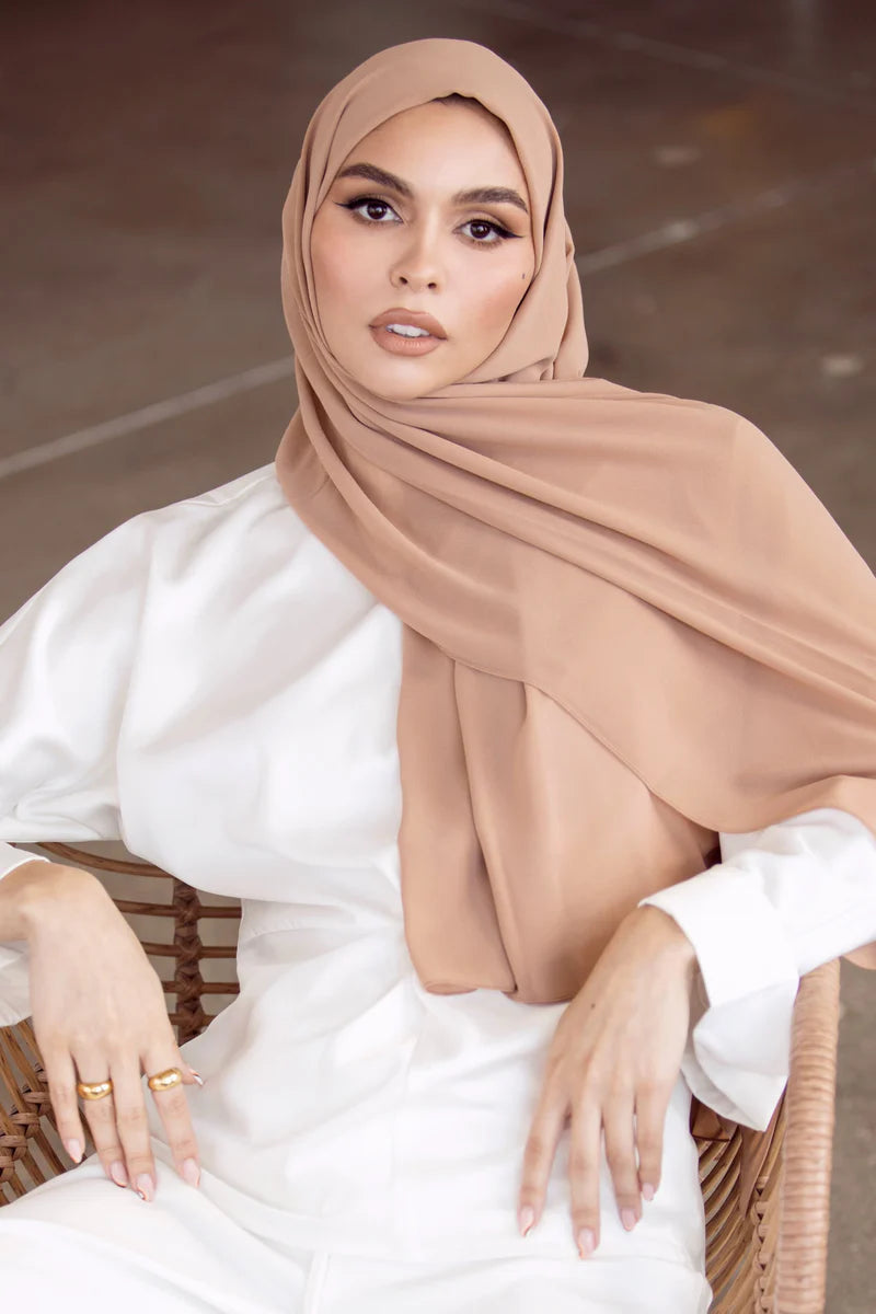 Essential Chiffon Hijab - Natural