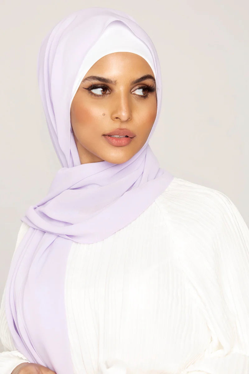 Essential Chiffon Hijab - Pastel Lilac