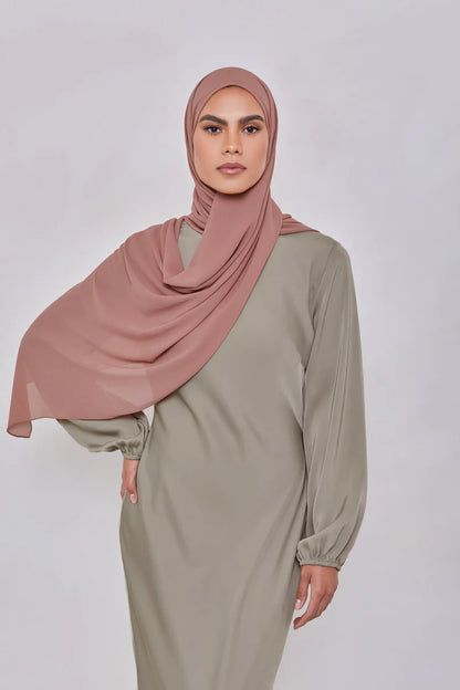 Essential Chiffon Hijab - Rose Nude