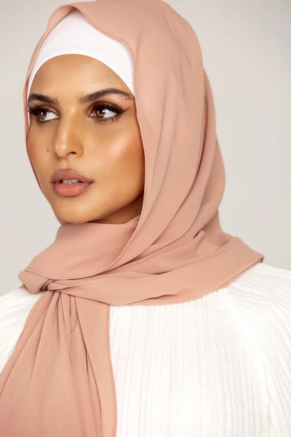 Essential Chiffon Hijab - Rose Taupe