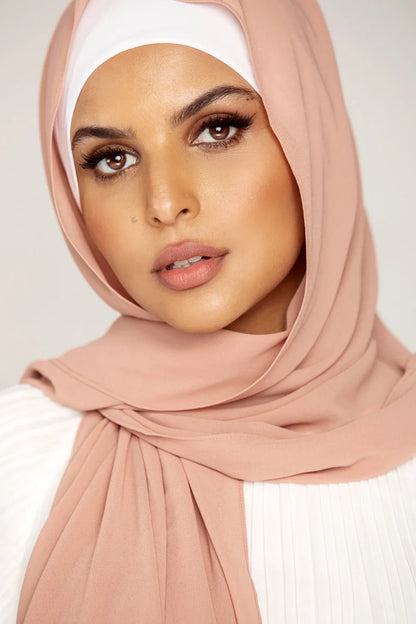 Essential Chiffon Hijab - Rose Taupe