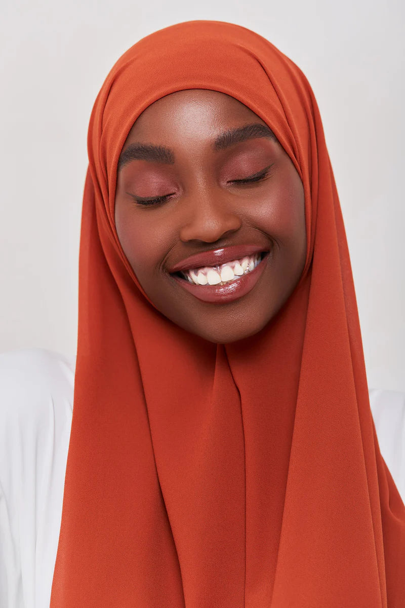 Essential Chiffon Hijab - Rust