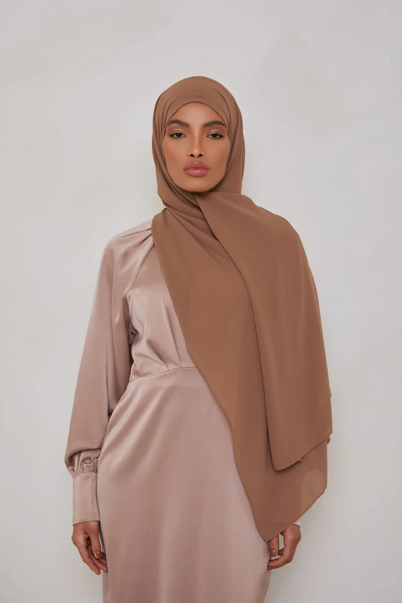 Essential Chiffon Hijab - Tawny