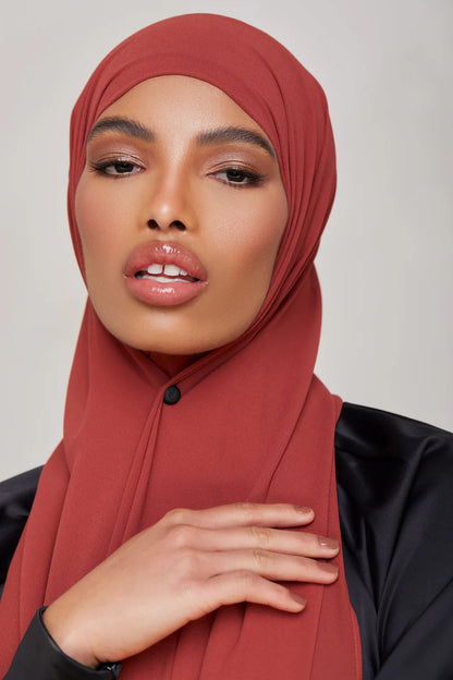 Essential Chiffon Hijab - Terracotta