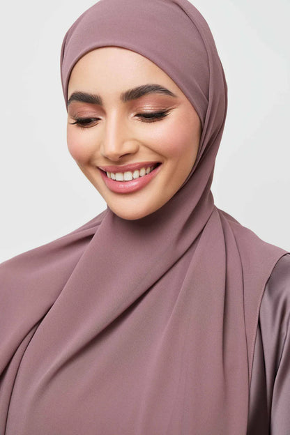 Essential Chiffon Hijab - Twilight Mauve