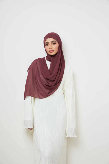 Essential Chiffon Hijab - Wild Ginger