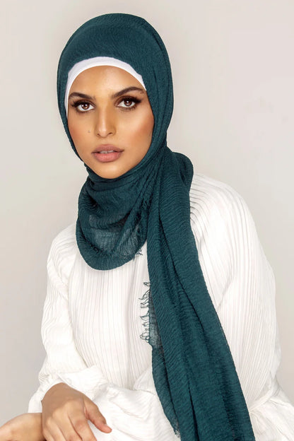 Everyday Crinkle Hijab - Deep Ocean