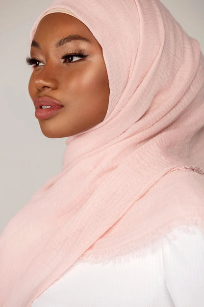 Everyday Crinkle Hijab - Pink Quartz