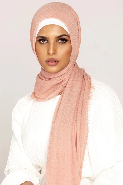 Everyday Crinkle Hijab - Sandalwood