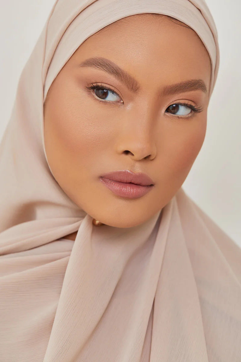 Georgette Crepe Hijab - Chai