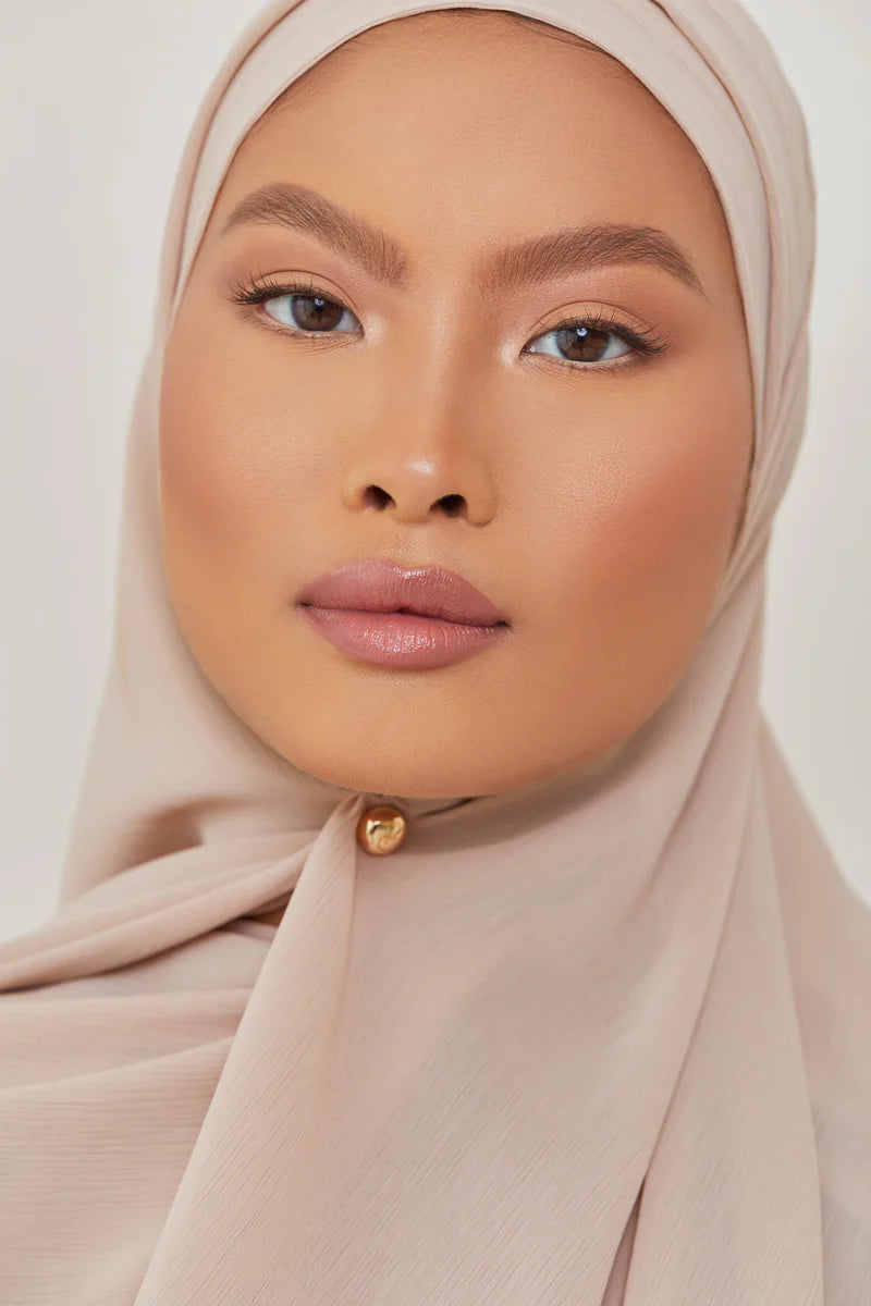 Georgette Crepe Hijab - Chai